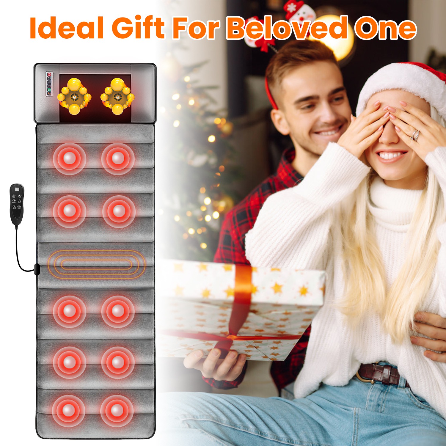 1Set Upgrade Type Full Body Electric Massage Mat with Heat — photo 2