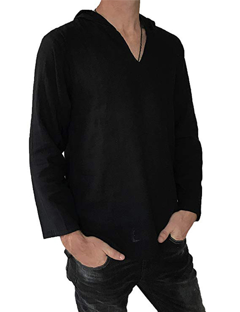 Men's New Cotton And Linen Ethnic Style T-shirt