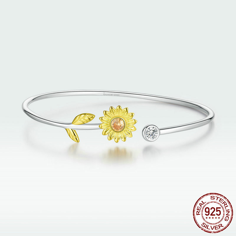 Title 4, Armband Madeliefje Set Met Zirkonia Bloemen