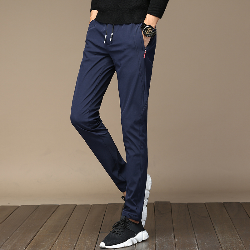 Title 9, New Summer Thin Ice Silk Daddy Pants Mens Casu...