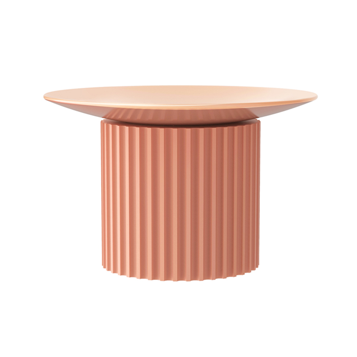 Coral Pink Snack Plate