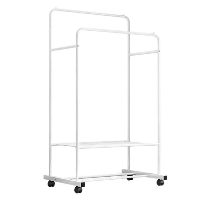 Bedroom Folding Interior Simple Balcony Coat Rack White - Shop at LoveMi