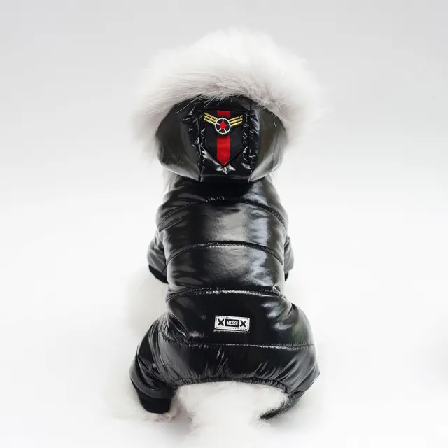 Thickened Four Leg Cotton Padded Clothes Black - Shop at LoveMi