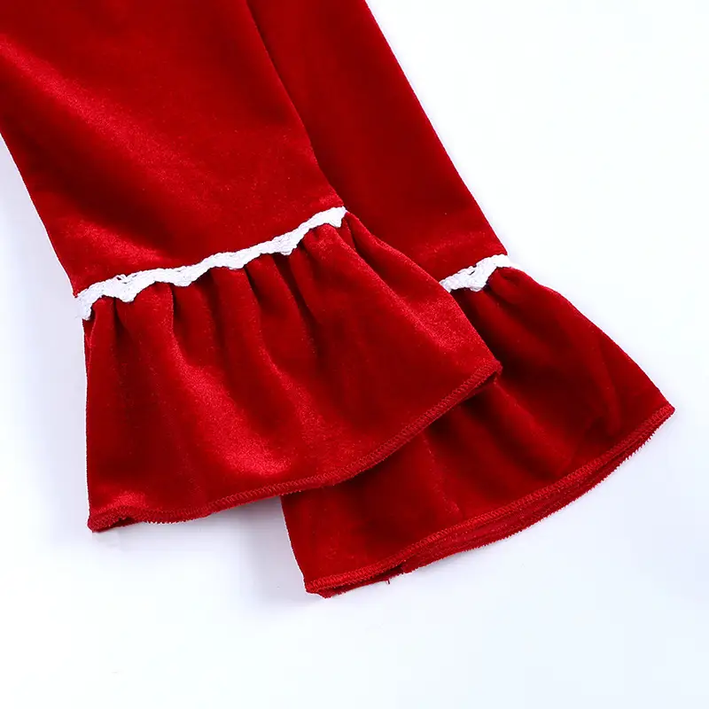 New Year's Children's Gold Velvet Home Clothes For Sleeping