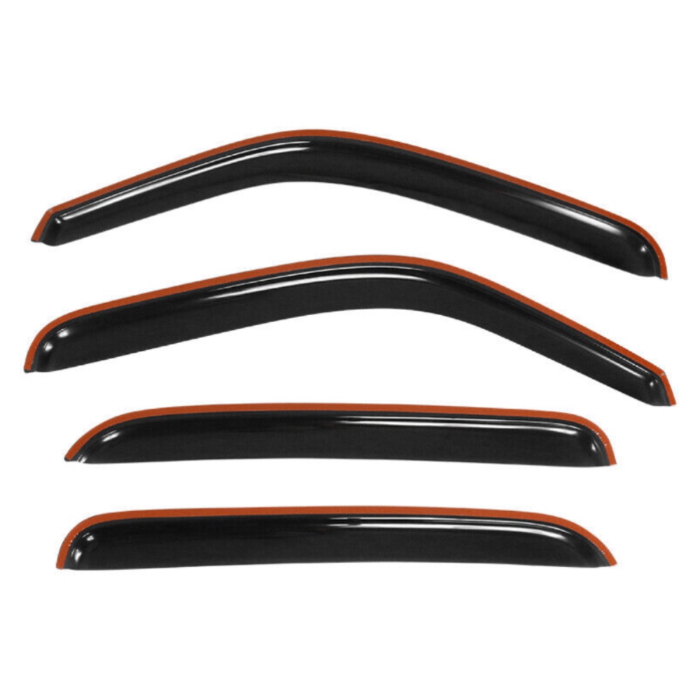 For Cadillac Chevrolet GMC Crew Cab Window Visors Rain Sun Guard 4Pc