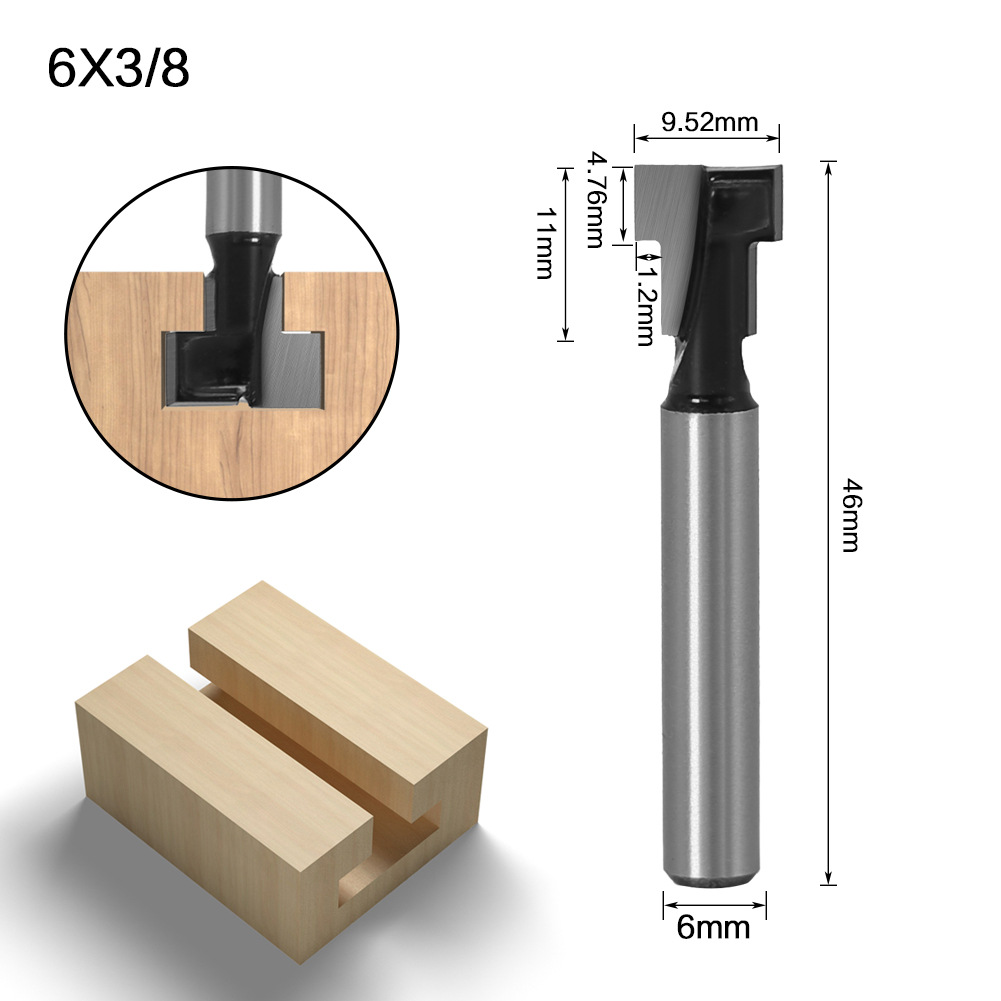 Title 5, Woodworking cutter 1/4 handle keyhole cutter