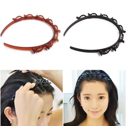 Double Bangs Hairstyle Hairpin Hairband Hair Decoration Clips Hoop