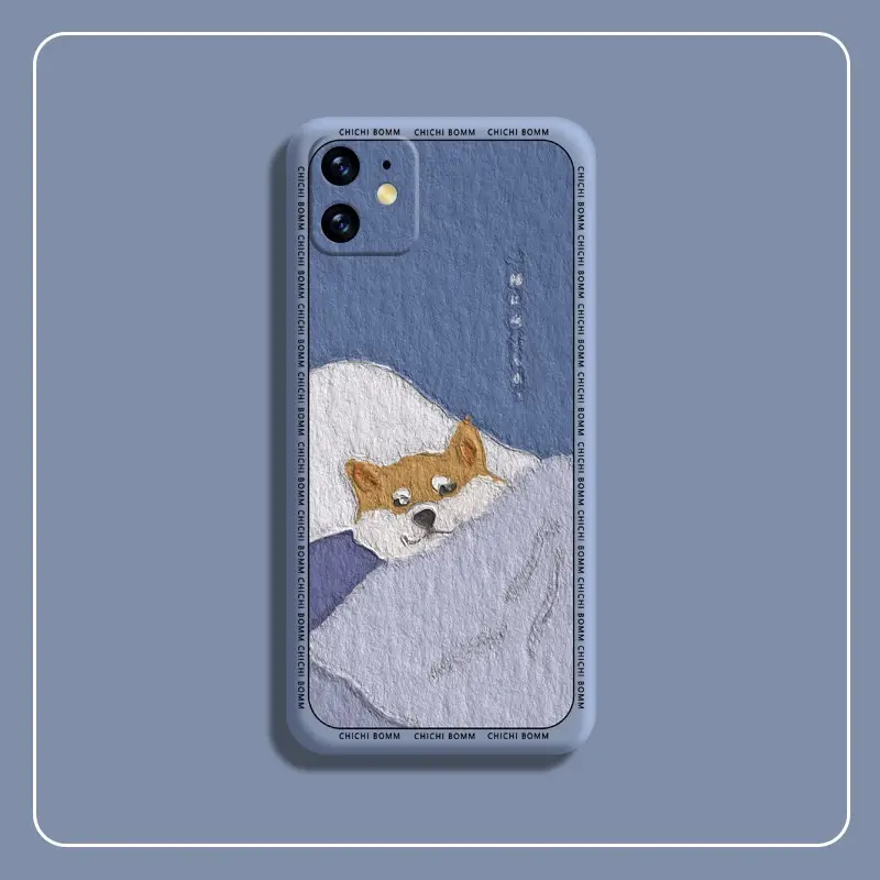 Shiba Inu Liquid Silicone Shockproof Phone Case