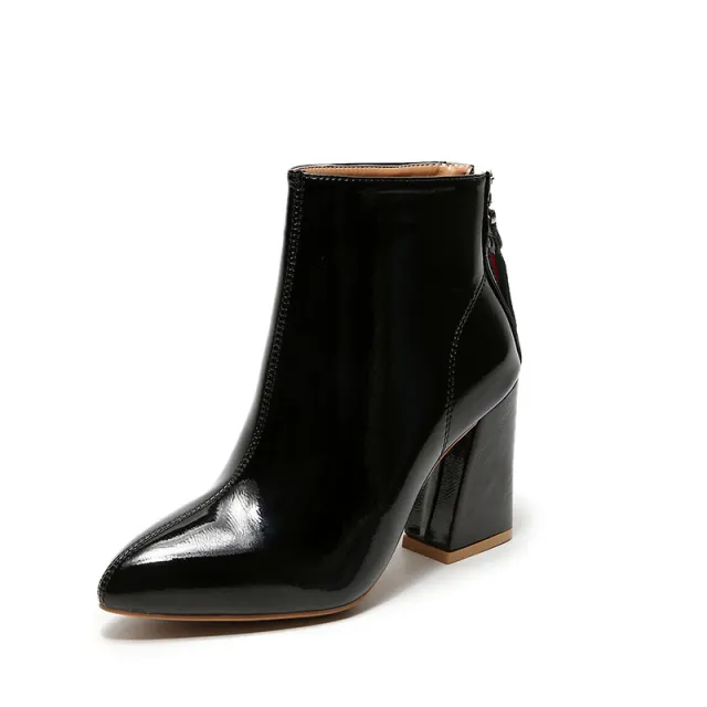 Solid Color Comfortable All Match Martin Boots Black - Shop at LoveMi