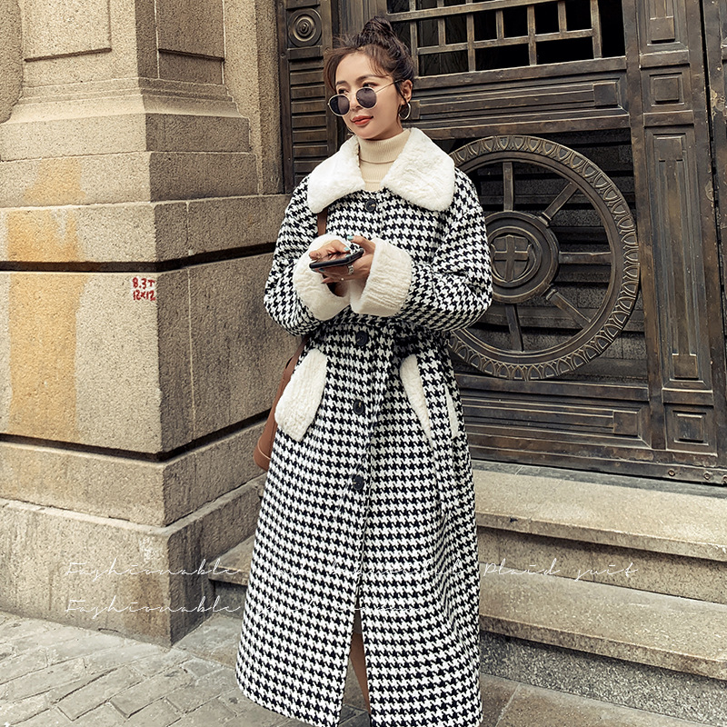 Coat British Style Long Woolen Coat