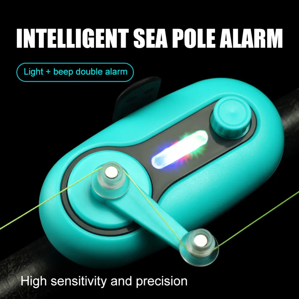 Fishing Fish Bite Alarm Electronic Buzzer Rod Loud LED
