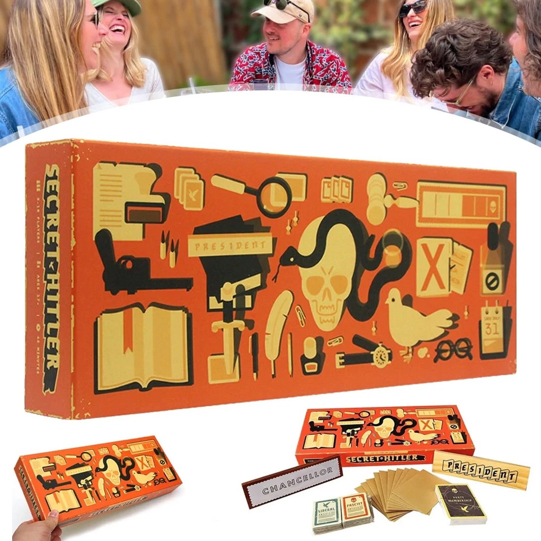 Secret H1tler Board Game Family Party Card Game Hidden Identity Board Game