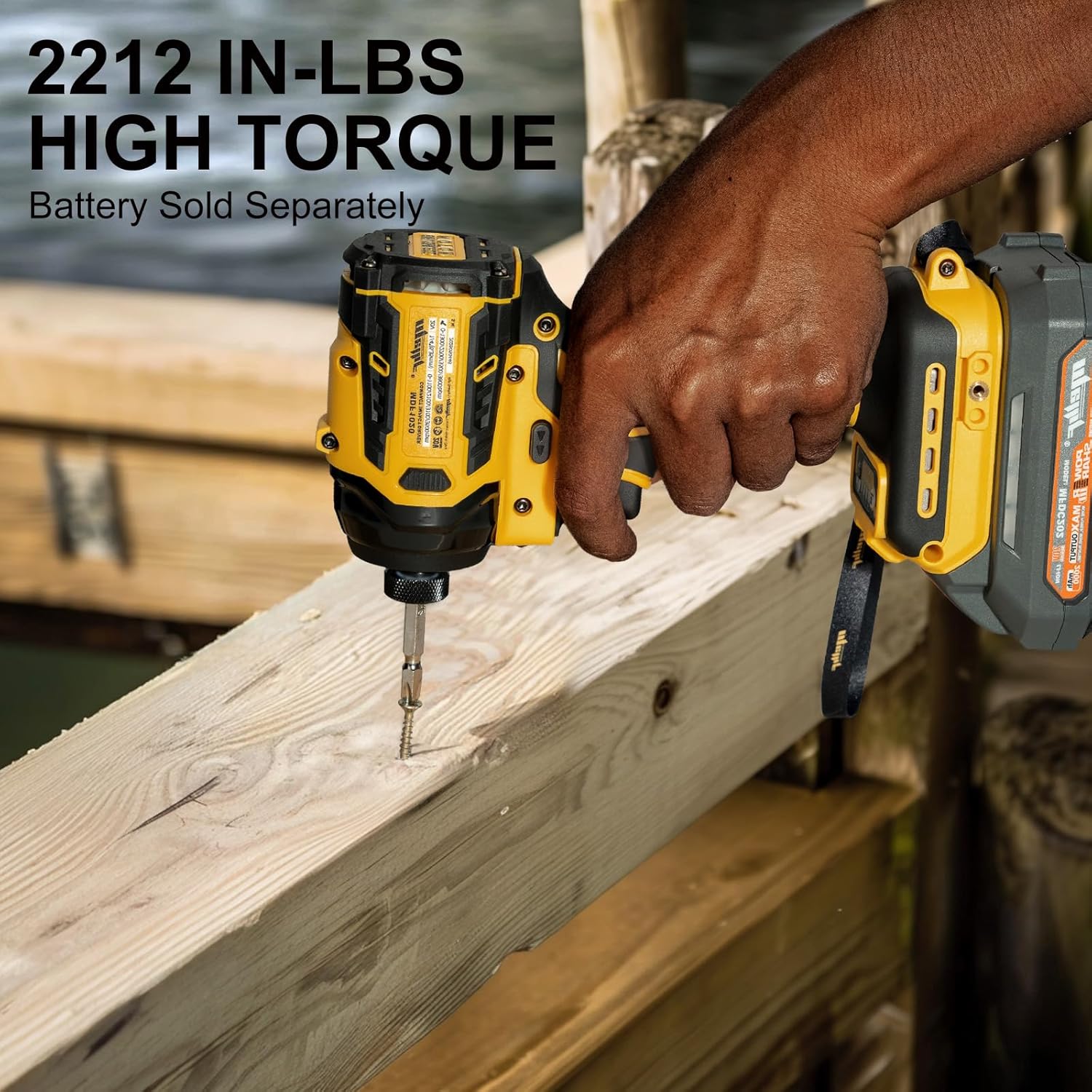 Mellif 14-Inch Impact Driver For 20V 60V Max Batteries, Tool Only, 2212 In-lbs — image 6