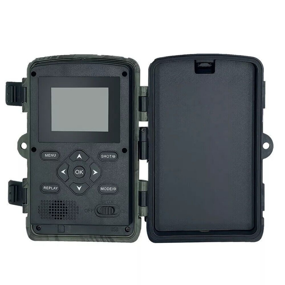 64GB 60MP Wildlife WIFI APP Trail Camera 4K Night Vision Outdoor Hunting Camera