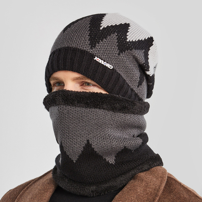 Men's Winter Flame Knitted Wool Hat Fashion All-match