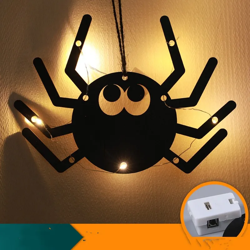 Halloween LED Decorative Lights Luminescent Spider Listing Home Decor Lamp – image 5