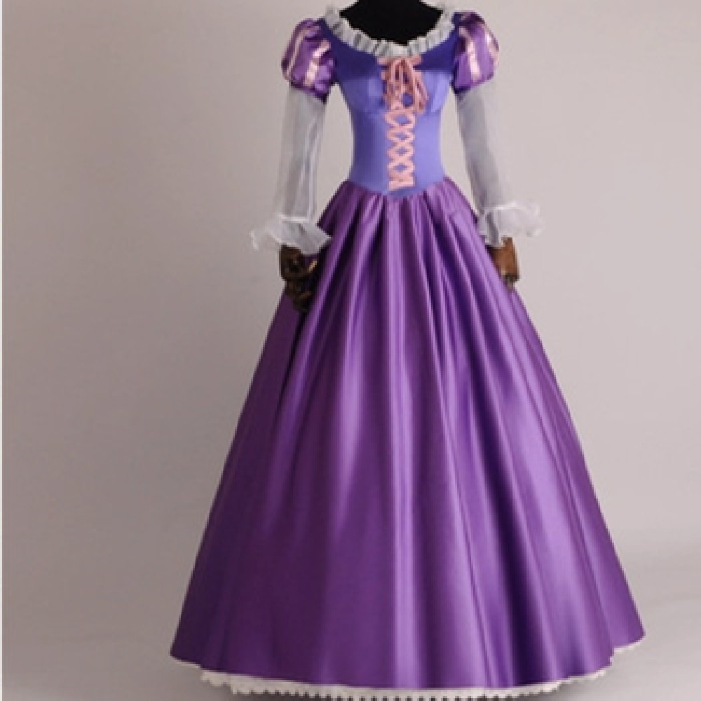 Long Hair Princess Performance Dress