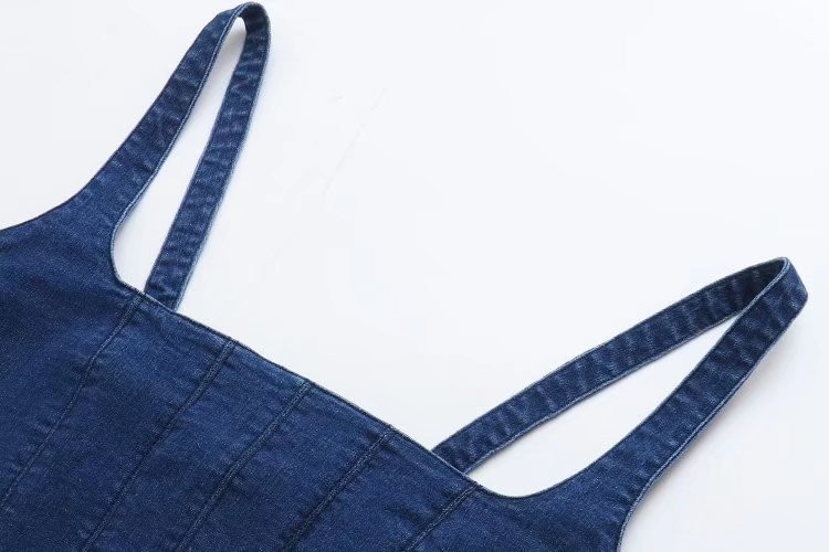 Women's Denim Fashion Simple Corset Top