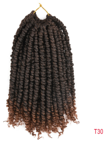 TOMO Pre twisted Passion Twist Crochet African Dirty Braids Crochet Hair 12Inch T30 - Shop at LoveMi