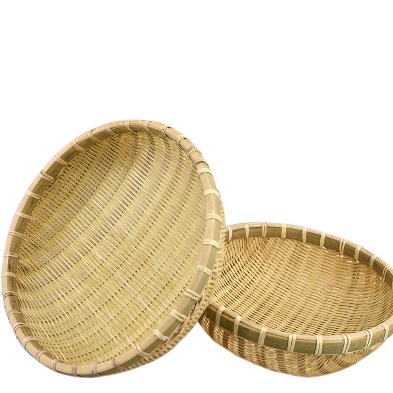 Title 11, Bamboo Woven Basket And Dustpan Fruit Basket Plate