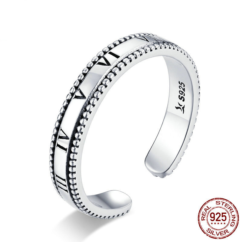 S925 Silver Ring Opening For Men And Women