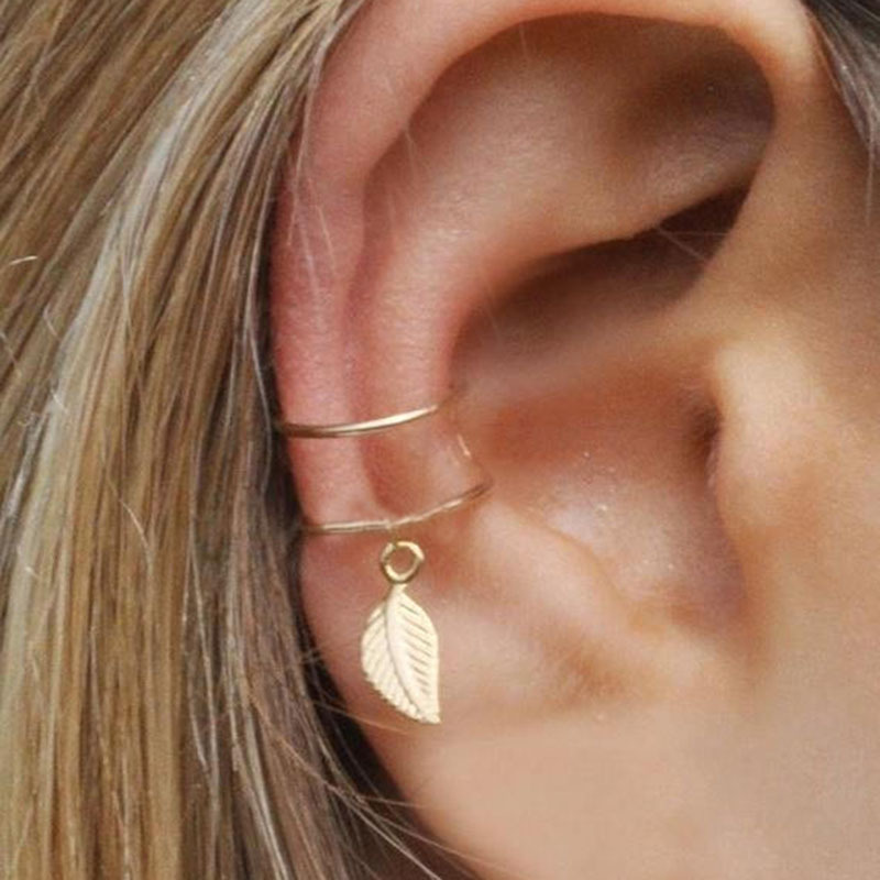 Fashion Leaves Non Piercing Ear Clip - Image 11
