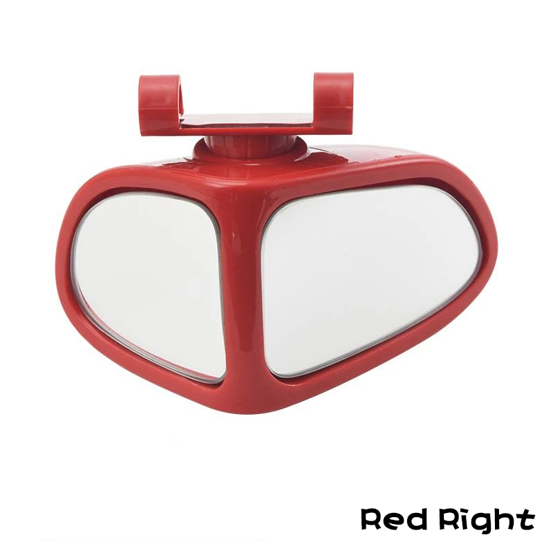 Car Reversing Small Round Mirror Front And Rear Wheel Wide-Angle Mirror Double-Sided Auxiliary Rearview 360 Adjustable Wide Angle Side Rear View Mirror For Car — foto 12