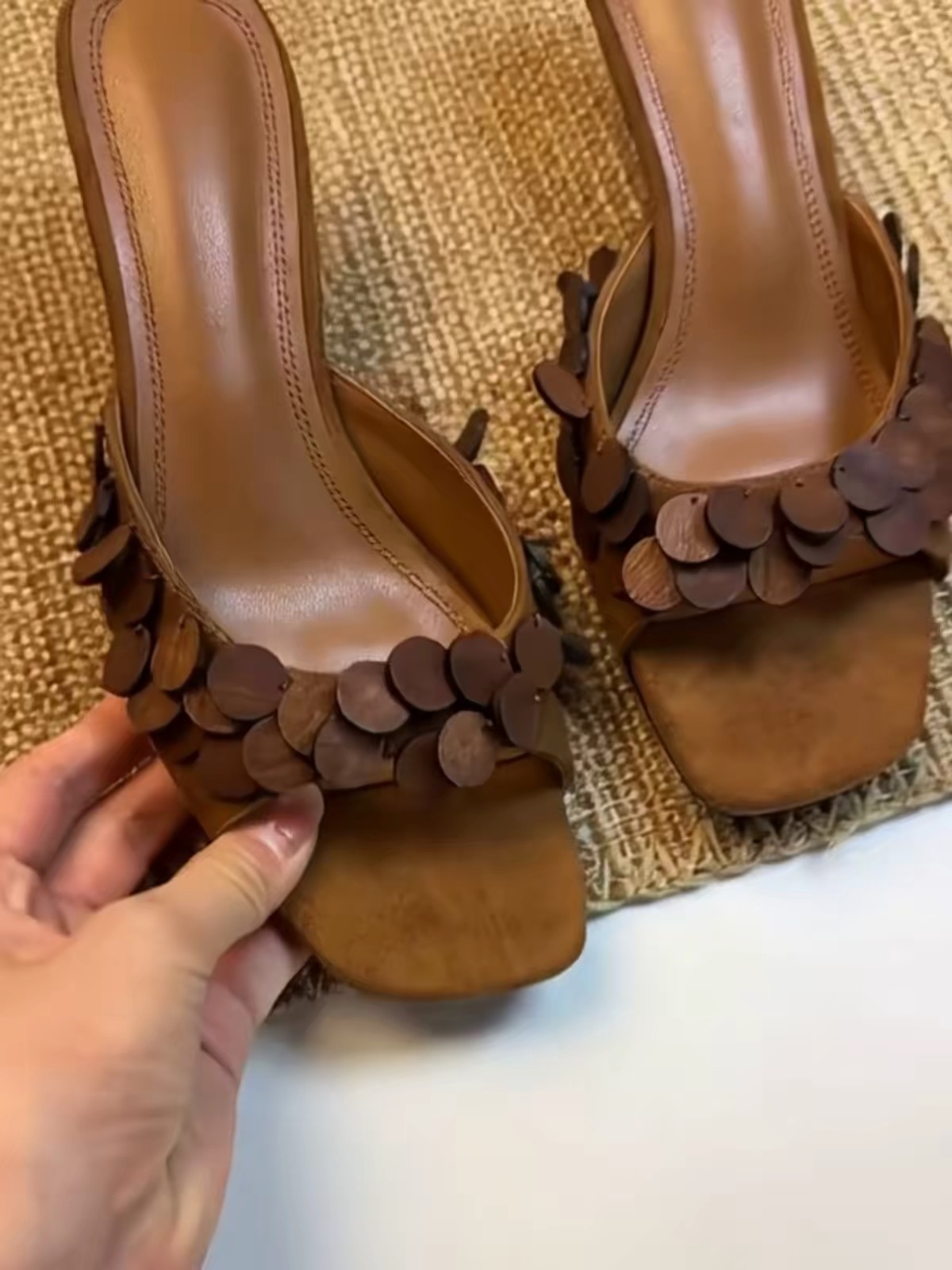 Square Toe Stiletto Mules, picture 4 of 4