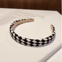 2Cm Checkered Headband