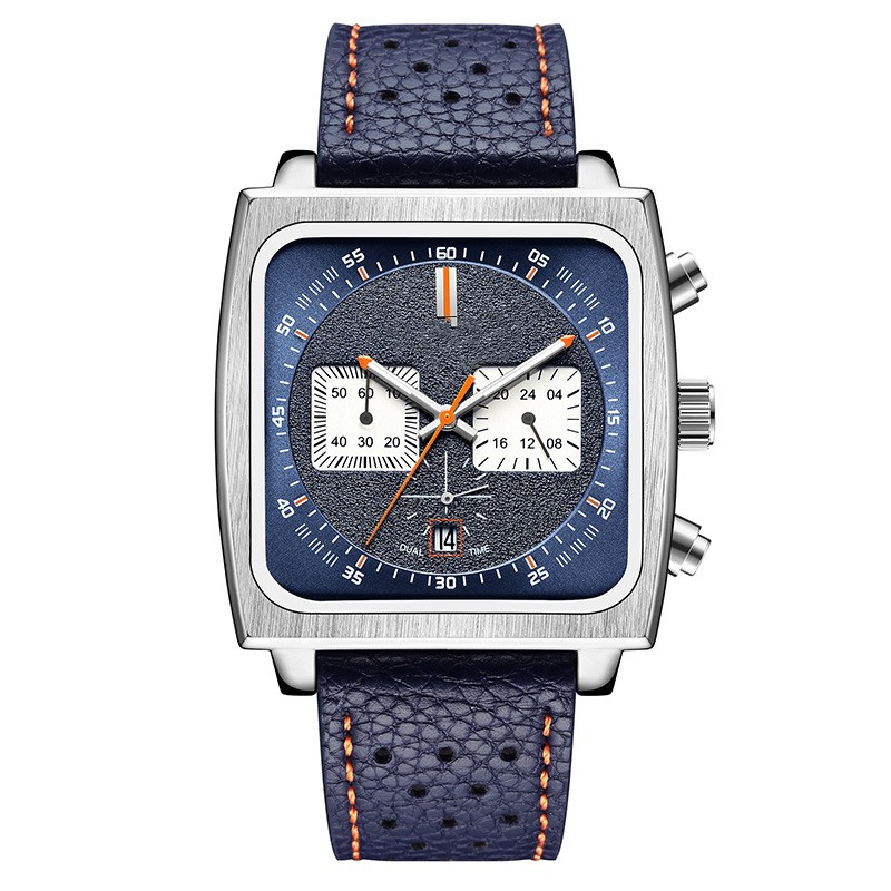 Business Men's Square Multi-function Watch