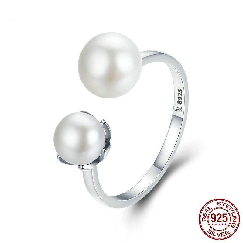 Freshwater Pearl Ring Sterling Silver
