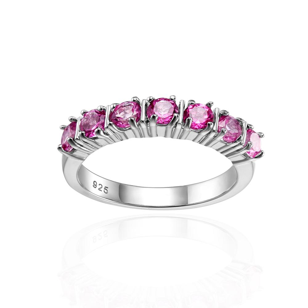 Female European And American Retro Inlaid Tourmaline Gemstone Ring