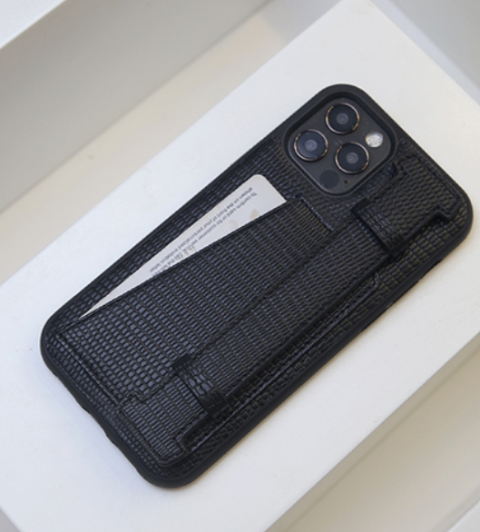 Lizard Pattern Leather Phone Case