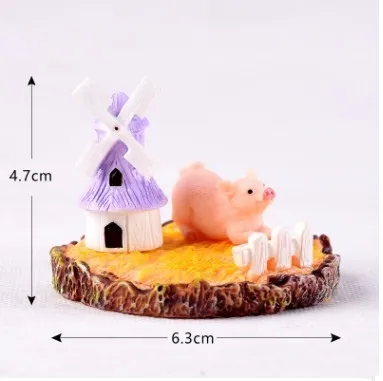 Set Eco Bottle Accessories Succulent Mini Cute Animal Three piece Ornament 3Piece Set For Autumn - Shop at LoveMi