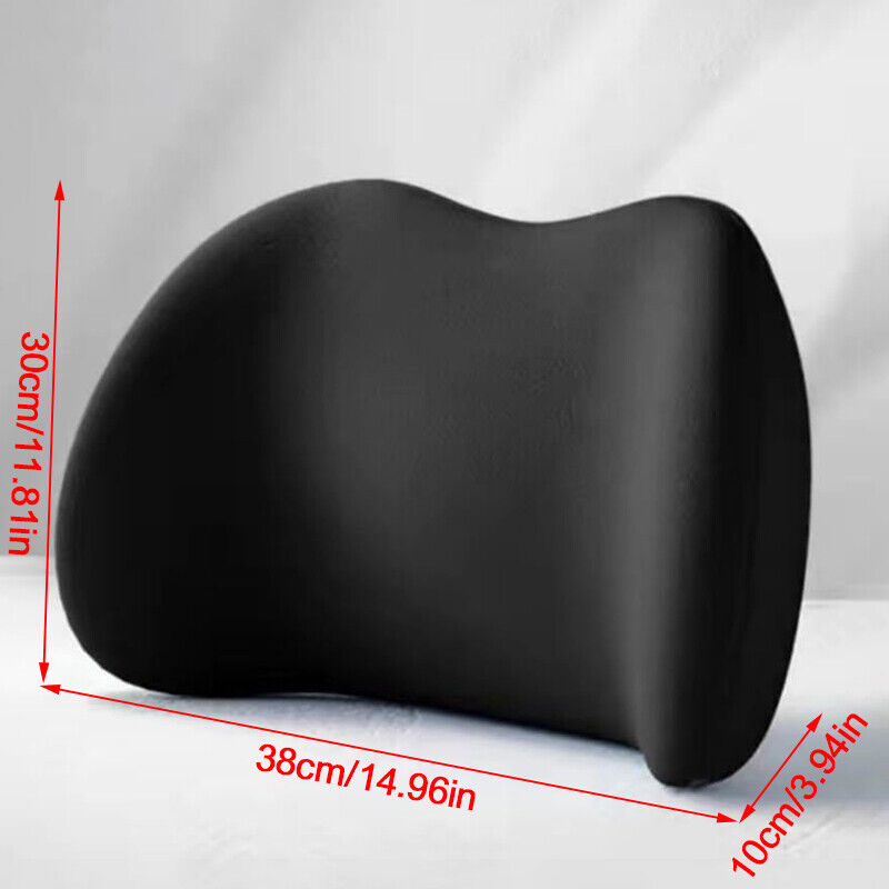 Memory Foam Lumbar Back Support Cushion Seat Chair Pillow Office Car Posture