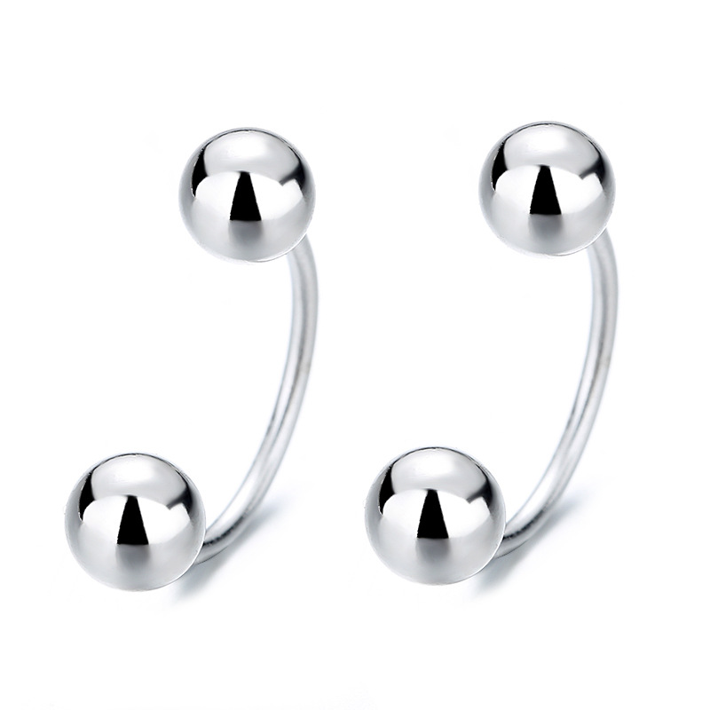 Title 7, S925 Sterling Silver Screw Pattern Tightening B...