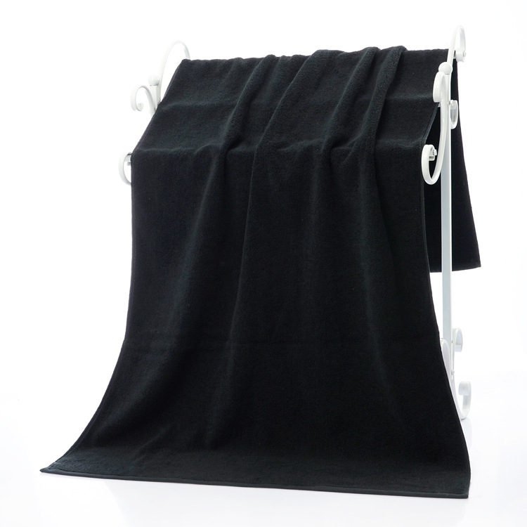 Title 5, Thick Cotton Black Face Bath Towel