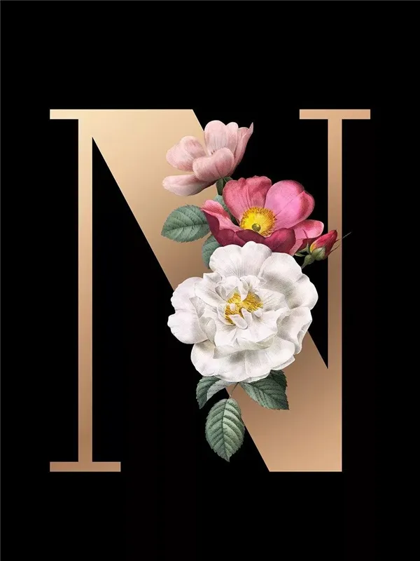 Diamond Painted Letters 5d Diamond Embroidery Cross Stitch Home Decoration N - Shop at LoveMi
