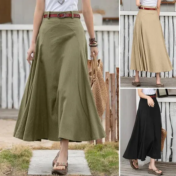 Fashion Ladies All-match Tutu A- Line Skirt High Waist