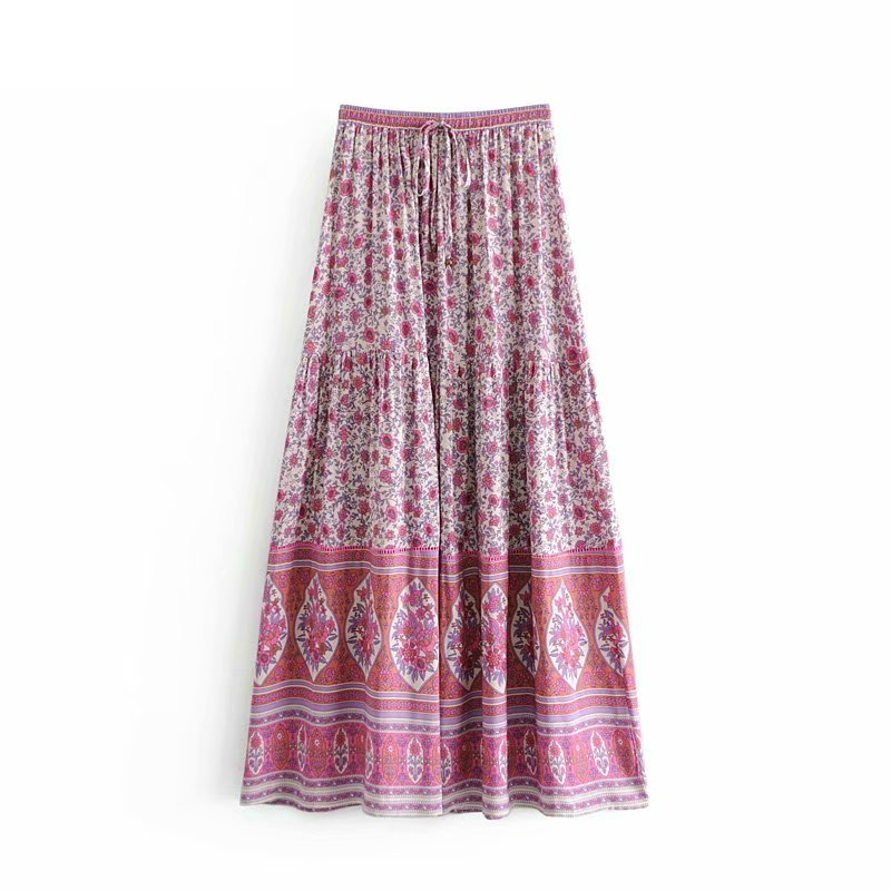 Title 2, Printed hem lace skirt. Elevate your style with...