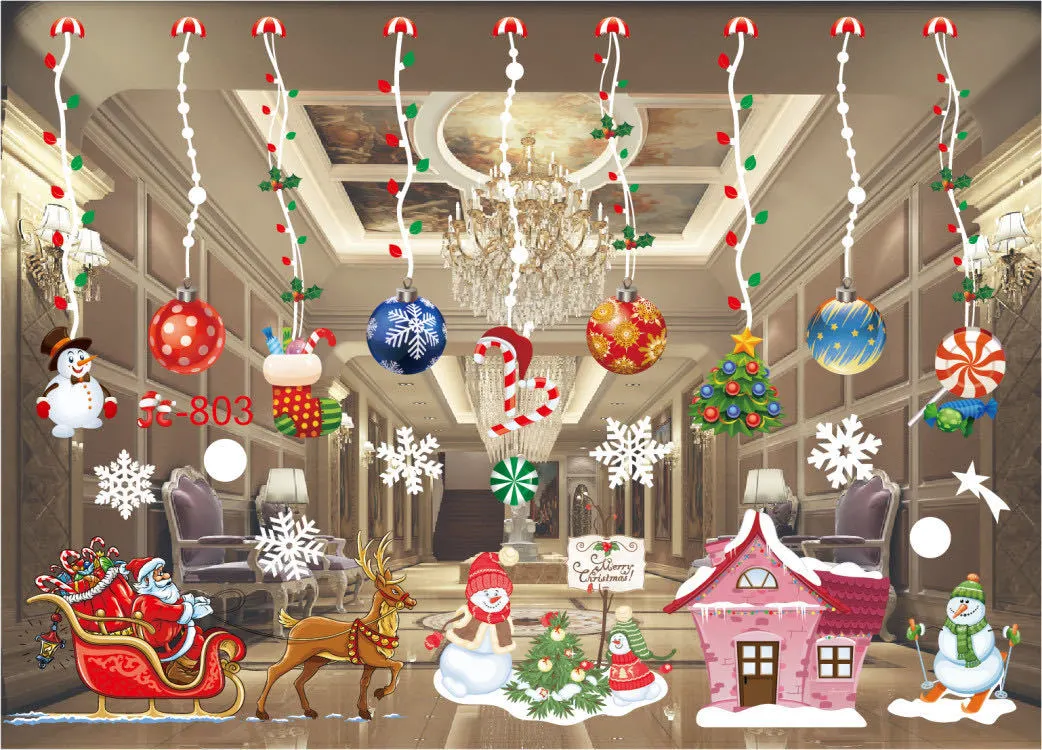 New Christmas Decorations Christmas Window Stickers – image 2