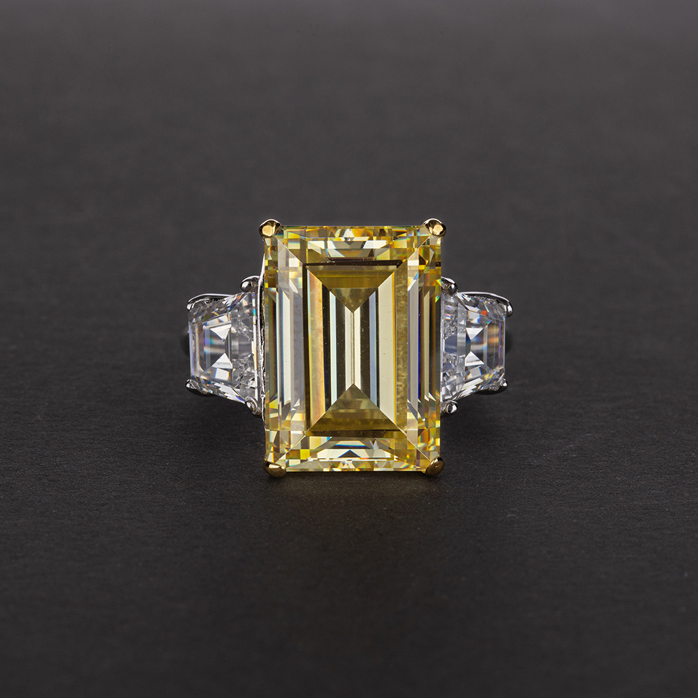 Sapphire Rectangle Beautiful Silver Jewelry