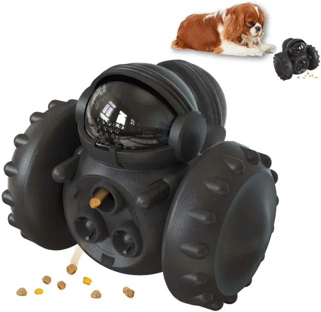 Dog Treat Toy For Small Dogs Food Dispenser Toy Interactive Dog Toy Cat Slow Feeder Toy Treat Dispenser For Dog IQ Training Durable And Suitable Fo... Black - Shop at LoveMi