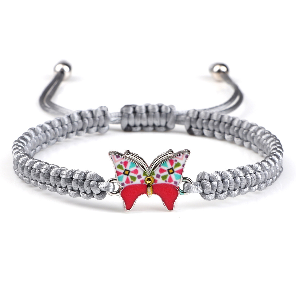 Title 7, Nueva pulsera de mariposa, cuerda de mano de pr...