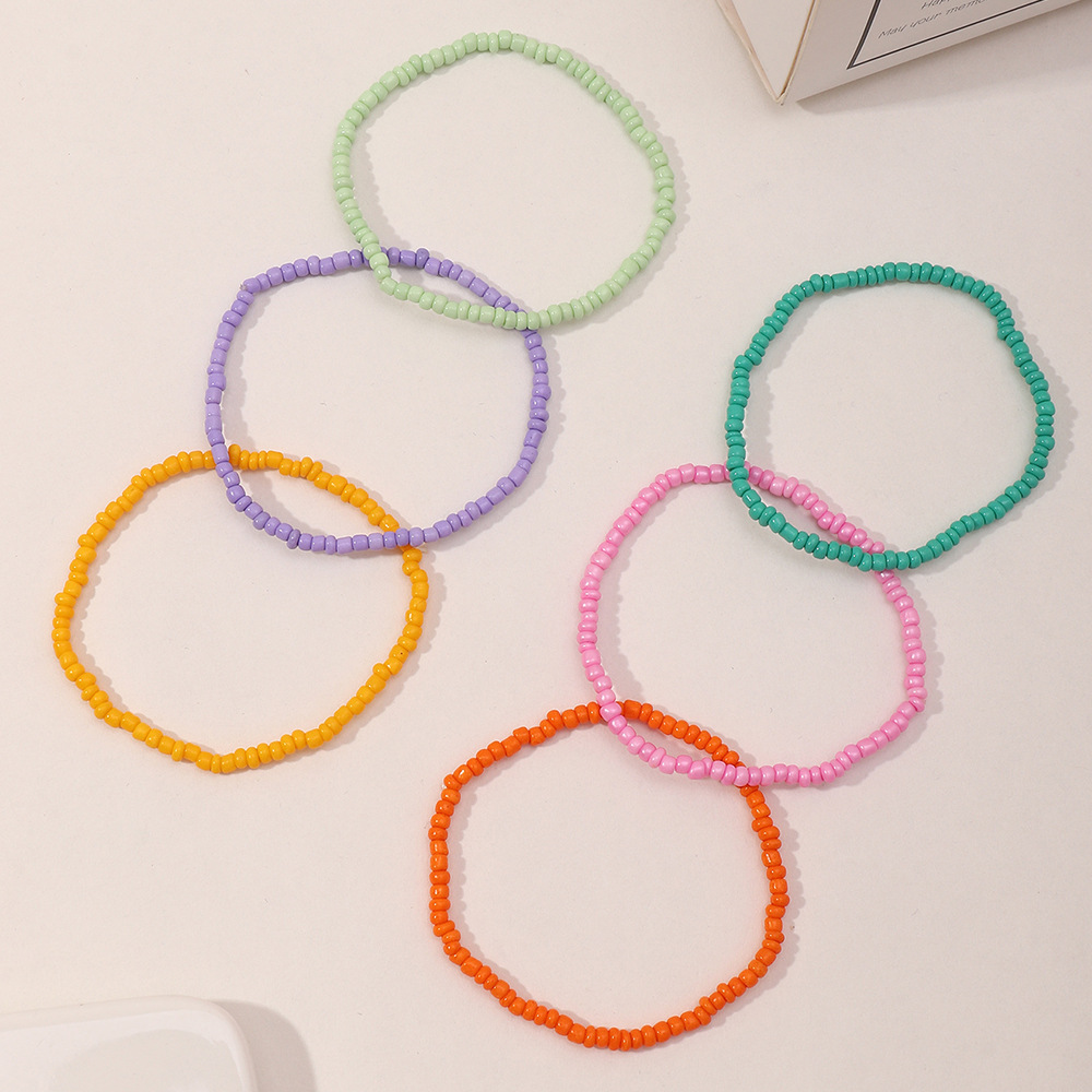 Multicolor Rice Bead Bracelet Bohemian Ethnic Bracelet