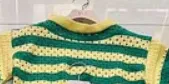 Lady Temperament Small Top Short Knitted Sweater Yellow Green - Shop at LoveMi