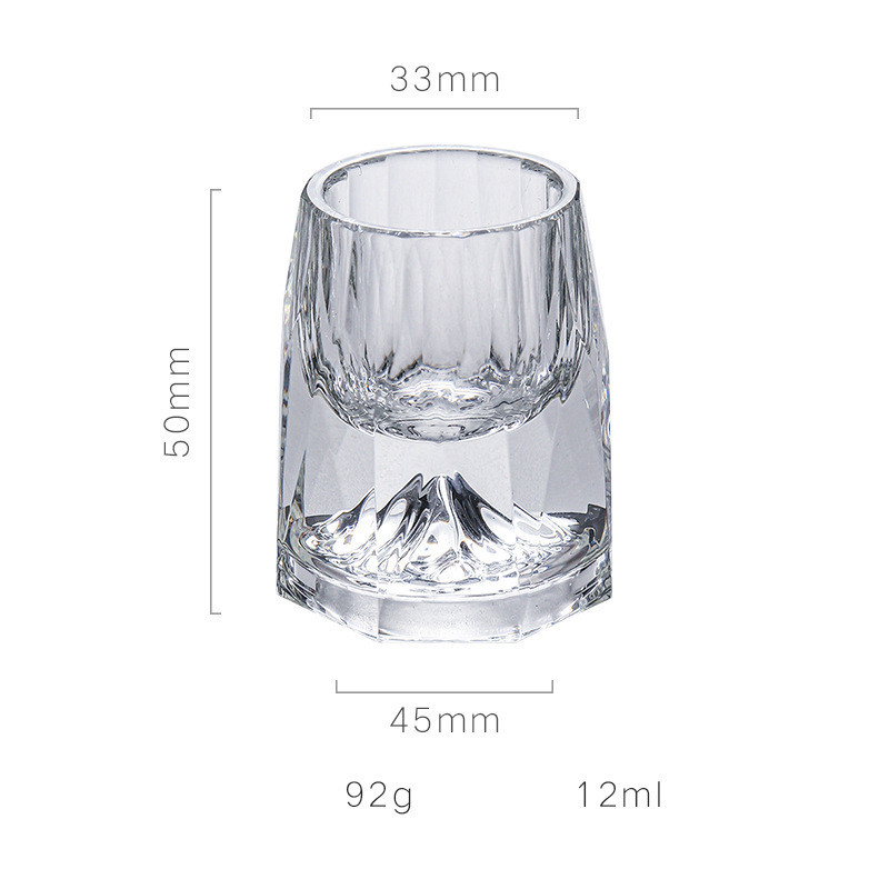 Creative Crystal Glass Gold Foil Liquor Cup Home