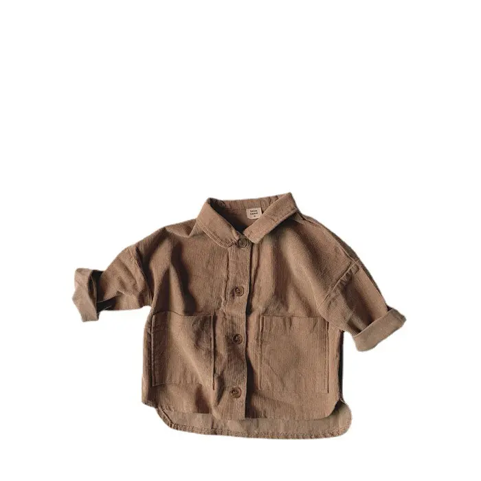 Children's Clothing Baby Corduroy Jacket Long-sleeved Top