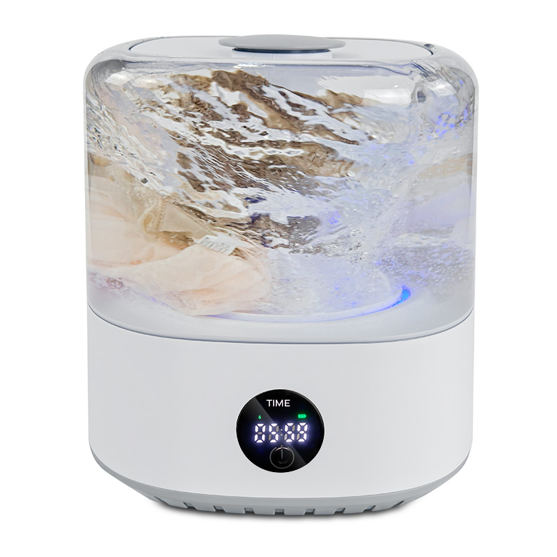 Mini Cordless Washer USB Rechargeable Portable, 3L For Delicates, Socks & Underwear, 3 Modes Quiet Design, Compact For Dorm, Travel & Small Spaces