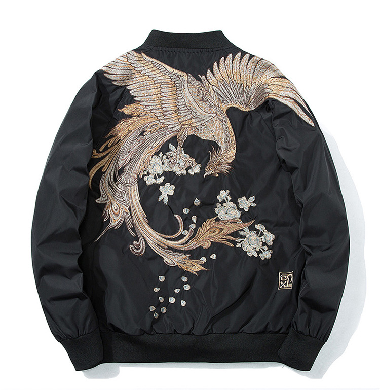 Title 4, Embroidered couples Air Force flying jacket, p...